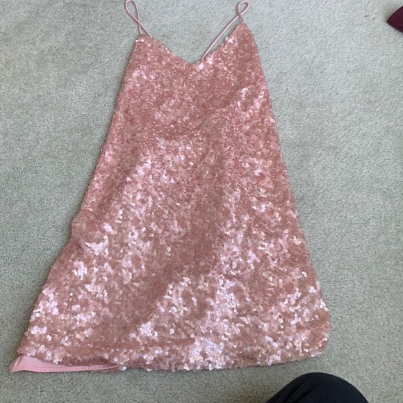 Urban Outfitters Dresses & Skirts - Pink Sequin Urban Outfitters dress M